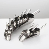 Spatule Commerciale en Acier Inoxydable Épaissi pour Salons de Thé, Petite Taille, Antidérapante et Résistante à la Chaleur