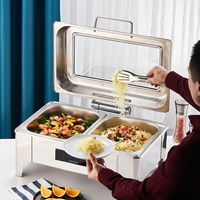 Neues Produkt: Elektrischer 9L Buffet-Wärmer aus Edelstahl, Speisenwärmer für Restaurants und Hotels
