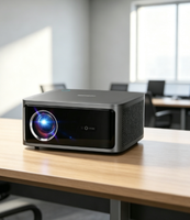 Projecteur HTP X5 LED LCD 1080P Haute luminosité 800 ANSI Lumens Mise au point automatique Son Hi-Fi Android Prêt pour la 3D Cinéma maison Éducation