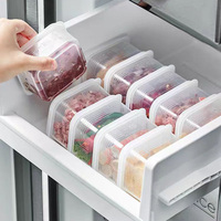 Boîte de préparation de repas minimaliste, compacte, transparente, en plastique, résistante aux fuites et aux odeurs, compatible congélateur, écologique, moulée par injection