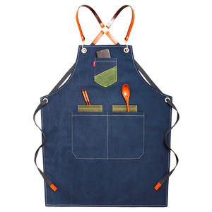 Cowboy Coffee Shop & Milk Tea Shop <span class=keywords><strong>Tablier</strong></span> imprimé pour la cuisson Barber Manucure-Garçons et filles Cuisine Cuisine Cuisine - Product Image 6