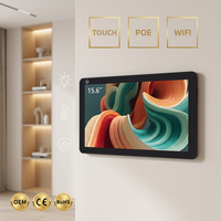 Monitor Táctil Industrial y Comercial Personalizado ODM, Computadora Todo en Uno con Pantalla LCD de 15.6 Pulgadas Full HD RK3576, Hardware Duradero