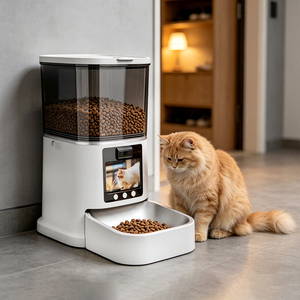 Comedero Inteligente para Mascotas, Dispensador Automático, Comedero Automático para Mascotas con WiFi, Porciones de Alimentación Ajustables - Product Image 1