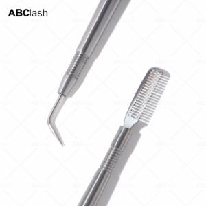 Abclash meilleure vente ensemble de levage de cils avec outil de séparateur d'isolation d'extension de cils en acier inoxydable en métal et rouleaux en silicone - Product Image 4