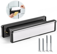 Buzón de Correo Personalizado de Acero Inoxidable/Aluminio Anti-Rust y Anti-Espionaje |   VOLCRIX con acción de solapa suave, opciones de montaje en pared o en suelo