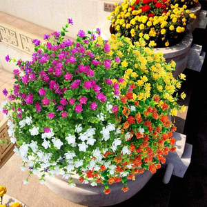 Arbustes artificiels résistants aux UV, plantes décoratives d'extérieur pour la décoration paysagère - Product Image 4