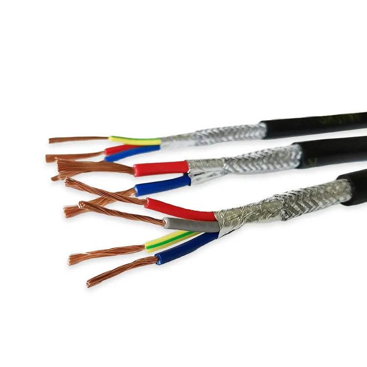Factory Wholesale Rvvp-copper 2*0.75 Core Pvc Sheathed Shielded Cable Electric Wire Cable