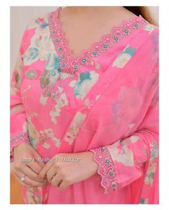 La mayoría de las ventas con hermosos conjuntos de trajes afganos decorados con el mejor trabajo hecho a mano y estampados - Product Image 5