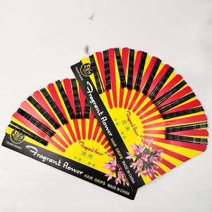 Pinza de pelo grande en forma de abanico, negra, con diseño de ondas, pinza de pelo desechable al por mayor, tienda de un yuan. - Product Image 4