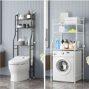 3 Schicht über Toiletten ständer Organizer Rack Badezimmer Metall Lager regal für Waschmaschine