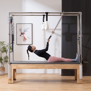 لومين متين من خشب البلوط سرير تدريب مصلح كاديلاك & بيلاتيس مع مجموعات أرجوحة محمولة وقابلة للتعديل لصحة الجسم المثلى - Product Image 2