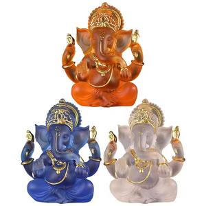 El işi reçine Ganesha heykeli-tay tarzı fil tanrı buda heykelcik su cam gibi ev sunak veya dekor için bitirmek - Product Image 2