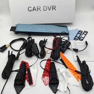 360 độ xe máy ảnh gương Dash Cam 12 inch 4 ống kính Dash máy ảnh Xe DVR Video Recorder <span class=keywords><strong>Rear</strong></span> <span class=keywords><strong>View</strong></span> máy ảnh 4 KÊNH WIFI gương - Product Image 2