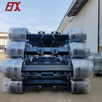 JUXIN Essieux de camion et remorque robustes de haute qualité 13-20T de style américain pour le marché africain