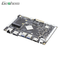 Pasokan Pabrik Motherboard Desktop Industri Embedded RK3399 Android 4GB DDR3 Quad Core dengan Port Serial Baru