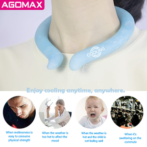 Tube rafraîchissant pour le cou, durable, pour l'été, enveloppe rafraîchissante pour le cou, enveloppes rafraîchissantes PCM pour le cou - Product Image 5