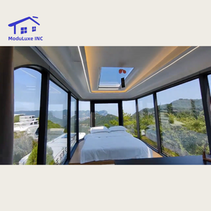 Không gian di động viên nang sống Pod với khung thép mạ kẽm cho khu nghỉ mát cắm trại, khách sạn nhỏ hoặc giá cả phải chăng <span class=keywords><strong>Modular</strong></span> nhà - Product Image 3