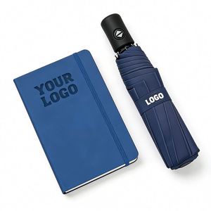 Regalos Promocionales Empresariales, Paraguas Promocionales Plegables de 3 Secciones con Logotipo Personalizado, Resistentes al Viento - Product Image 1