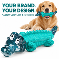 Jouet pour chien en nylon et caoutchouc résistant sur mesure, en forme de crocodile, jouet à mâcher bionique pour chiens agressifs, pour la dentition des Cane Corso