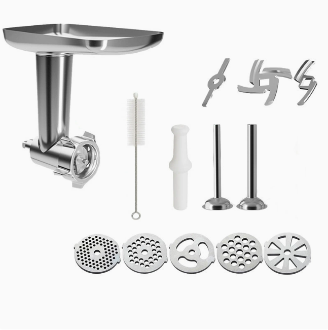 two intestines + five knife plates