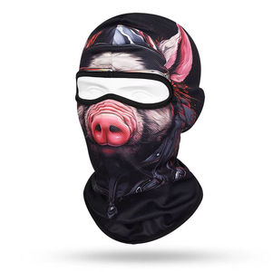 New 3D Cat <strong>Dog</strong> Tiger Cute Animal <strong>Balaclava</strong>, Motorcycle Motocross Hat Helmet Liner, Biker Neck Warmer Face Cap,Cycling Headgear - Product Image 3