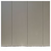 Panneau décoratif Prima Retro en aluminium brossé, surface résistante aux rayures, pour façade de café et de magasin de détail