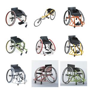 Silla de ruedas deportiva activa de bádminton con ruedas anchas, silla de ruedas de aluminio ligera adaptable para niños y adultos - Product Image 5