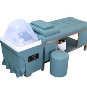 Sillón de Lavado de Cabello Profesional para Salón, Cama de Champú con Masaje, Spa, Terapia de Agua para la Cabeza, Circulación - Product Image 6