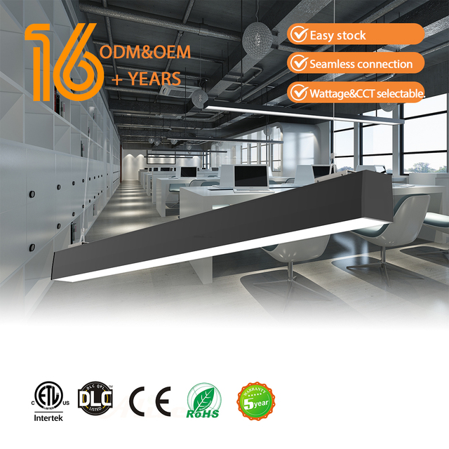 Aluminum Linear Grid Linkable LED Light with Anti-Glaring IP44 Rating