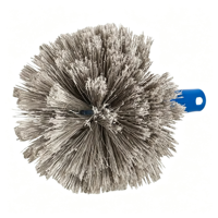 Brosse dépoussiérante en polyfibre douce pour ventilateur de plafond, nettoyage des toiles d'araignée dans les coins et les murs, à fixer sur un manche portable ou télescopique