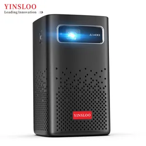 Yinsloo เครื่องฉายแอนดรอยด์9.0, ใหม่ C900โปรเจคเตอร์3D WiFi โปรเจคเตอร์พกพาได้เครื่องฉายภาพขนาดเล็ก4K