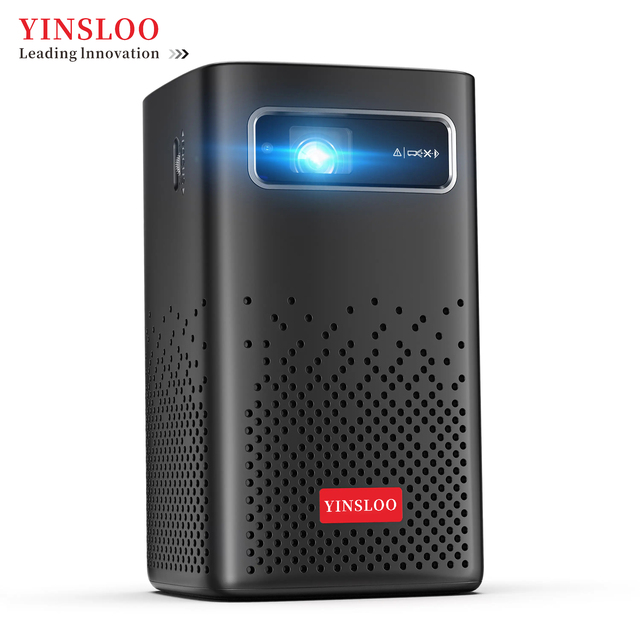 YINSLOO C900 New Mini DLP Android 9.0 Os Wifi 3d Projector Hot Selling Portable Projector 4k Mini Pocket Android Beamer
