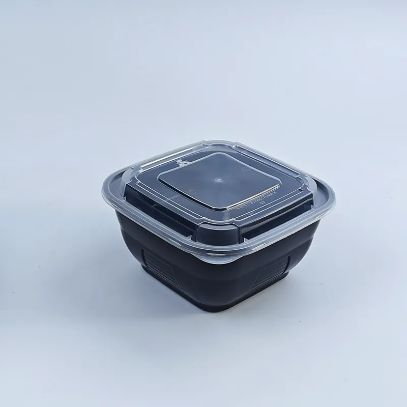 28 Oz 32 Oz 44Oz Wegwerp Plastic Bento Lunchbox Voor Maaltijdkommen Bpa-Vrije Vriezer Vaatwasmachinebestendig Pp Slakom