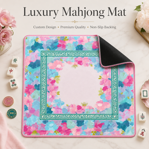 Tappetino Personalizzato Grande in Gomma per Mahjong Americano, Ecologico, Durevole, Antiscivolo, Fonoassorbente, Resistente all'Acqua, per 4 Giocatori - Product Image 1