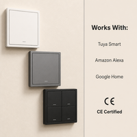 Prise murale intelligente WiFi EU SCHUKO FR 16A avec moniteur d'énergie USB-C PD 20W Tuya SmartLife Alexa CE EAC