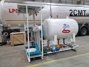 Système de remplissage GPL sur skid de 20m³ – Station mobile de remplissage de bouteilles avec pompe antidéflagrante et balance mécanique – Installation de remplissage GPL - Product Image 3