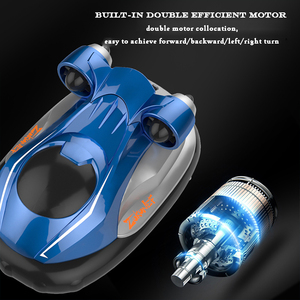 Aéroglisseur <span class=keywords><strong>télécommandé</strong></span> 2.4Ghz avec lumière Mini Rc bateau hors-bord jouet Rc aéroglisseur pour adultes et enfants piscine d'eau jouet - Product Image 3
