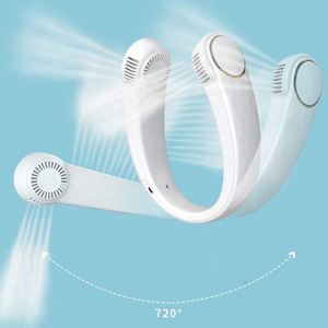 Car Neck-Fan Garage Rechargeable 4000mAh Battery Mini Cooling <b>Foldable</b> Fashion Portable Fan - Product Image 4