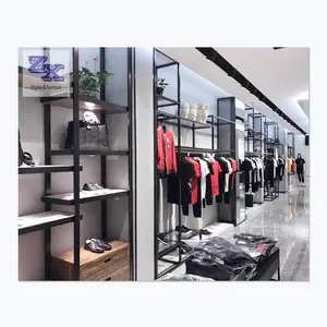 Guangzhou-ZX negozio di abbigliamento per uomo accessori per negozi espositori in metallo per la decorazione di negozi di abbigliamento