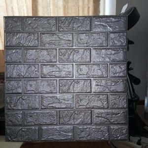 Panneaux muraux 3D en mousse PE moderne de couleur personnalisée pour la décoration intérieure avec des autocollants en papier peint <span class=keywords><strong>effet</strong></span> <span class=keywords><strong>brique</strong></span> dans un sac OPP pour la décoration intérieure - Product Image 4