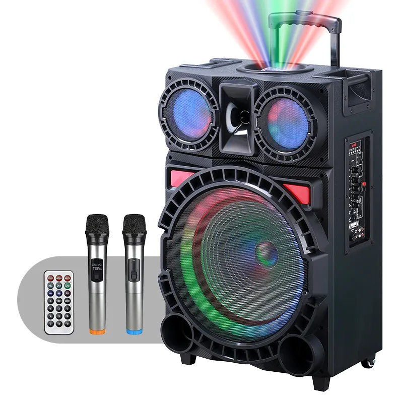 Bluetooth Karaoke Machine Portable Singing Equipment Speaker System Supports USB SD Card AUX MP3 FM