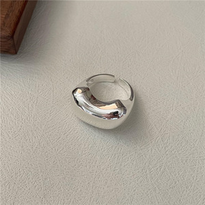 Ada Jewelry Bagues ajustables en argent sterling S925 pour <span class=keywords><strong>femme</strong></span>, style tendance, robuste, type alliance éternité - Product Image 3
