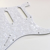 Donlis Pearloid SSH Pickguard de guitare standard US, 11 vis, plastique 4 plis, pour guitare électrique avec micros HSS Humbucker