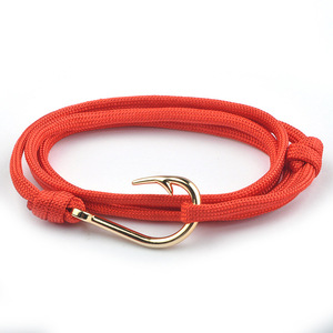 Braccialetto Artigianale con Ancora e Corda da Pesca Oceanica, Accessorio Unisex, Vendita all'Ingrosso - Product Image 5