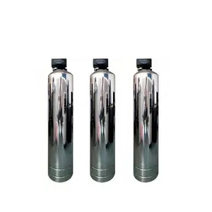 Emergency water Top and bottom 4 inch Opening 3675 4083 4888 Stainless Steel SS Water Filter Tank