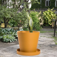 Pots à fleurs en plastique 2026 avec logo personnalisable pour jardinières et bacs à plantes