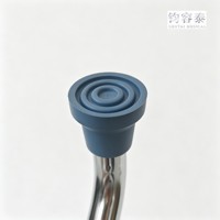 GENTAI MEDICAL Canne de marche en alliage d'aluminium à quatre points, hauteur réglable, poignée ergonomique, embouts antidérapants, garantie 1 an