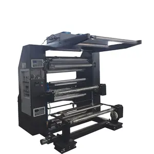 Computer rotogravure two colour high speed mini flexographic printing machine price