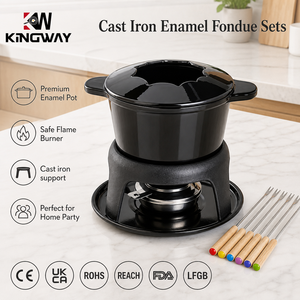 Pot à <span class=keywords><strong>fondue</strong></span> au chocolat pas cher pour une personne, ensemble individuel en fonte pour <span class=keywords><strong>fondue</strong></span> à la <span class=keywords><strong>viande</strong></span> - Product Image 1