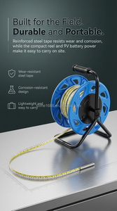 Mètre de niveau d'eau portable de 50 m, règle en plastique, jauge de niveau d'eau - Product Image 2